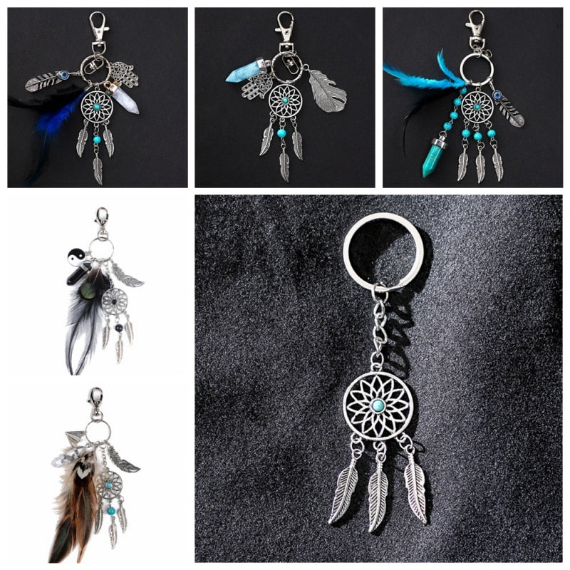 Handmade Dreamcatcher Keychain