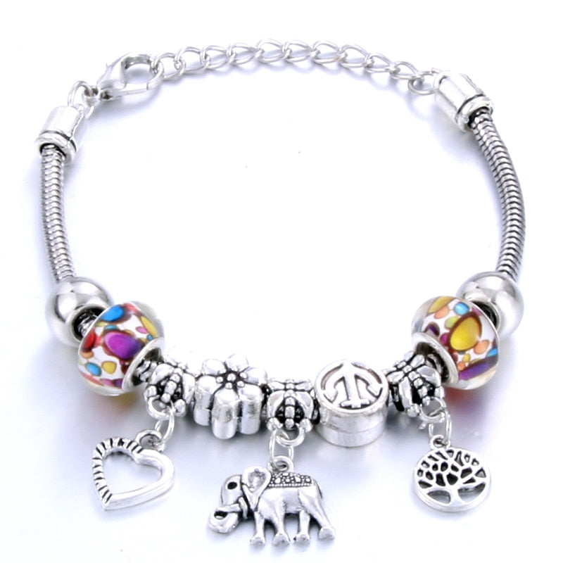 Tree of Life Elephant shape Bracelet