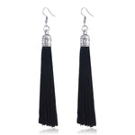 Tassel Earrings  Women Long Fringe Drop Earrings