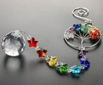 Tree of Life Crystal Prism Ball Sun Catcher