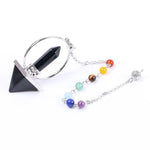 Reiki Healing 7 Chakra Dowsing Natural Stone 