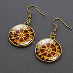Sacred Geometry Dangle Hook Earrings