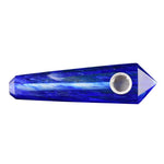 Natural Quartz Crystal Labradorite Stone Smoking Pipe