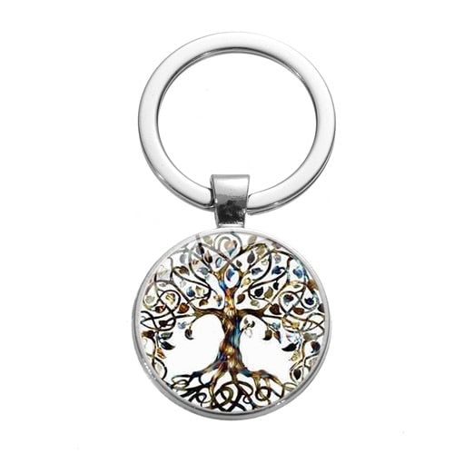Tree of Life Charm Keychain