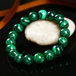 High Quality Fashion Green Malachite Men Bracelet