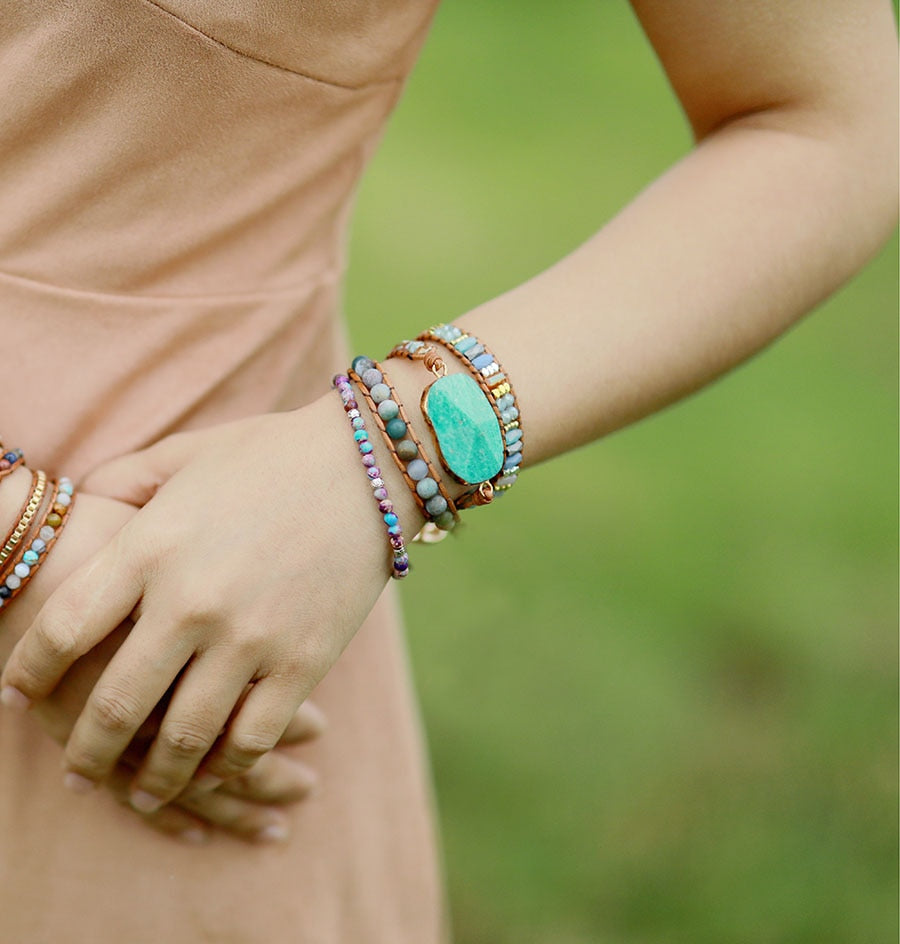 remium Beads Stone Japser Fancy Friendship Bracelets