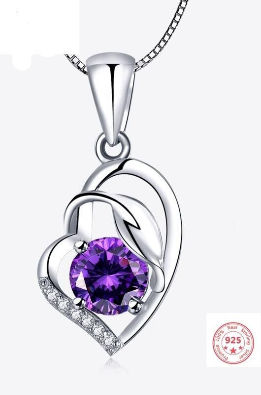Austrian Heart Pendant Necklace