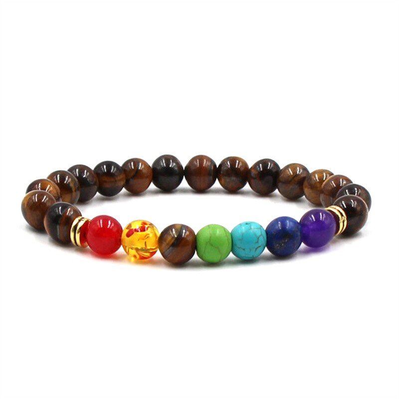 Beads Reiki Buddha Prayer Natural Stone Yoga Bracelet For Women