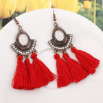 Tassel Earrings  Women Long Fringe Drop Earrings