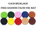 Colored zircon Tree of Life necklace
