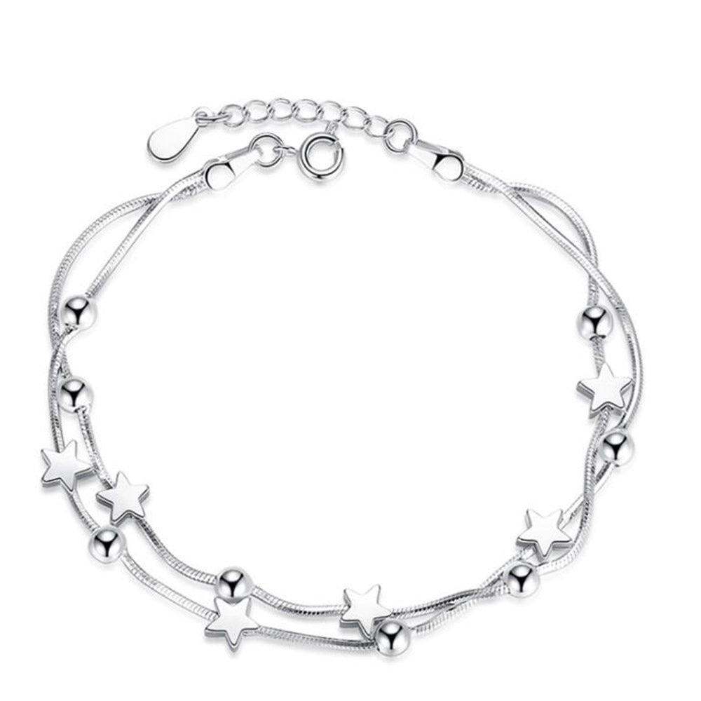 925 Stamp Sterling silver jewelry fashion woman bracelet