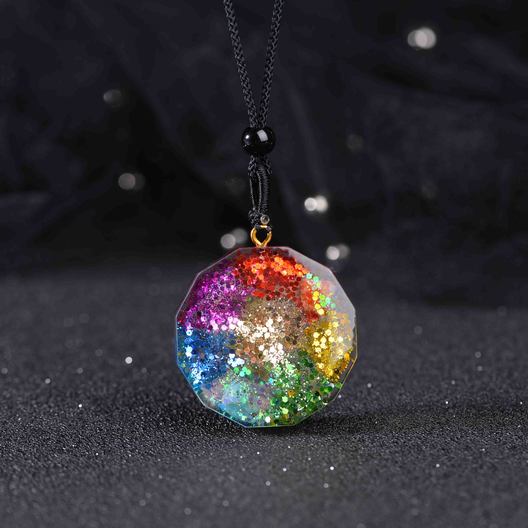 Orgonite Pendant Sri Yantra Necklace
