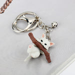 3D cat keychain