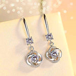Crystal Zircon Stone Earrings