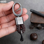 hand-woven leather Car Key Ring