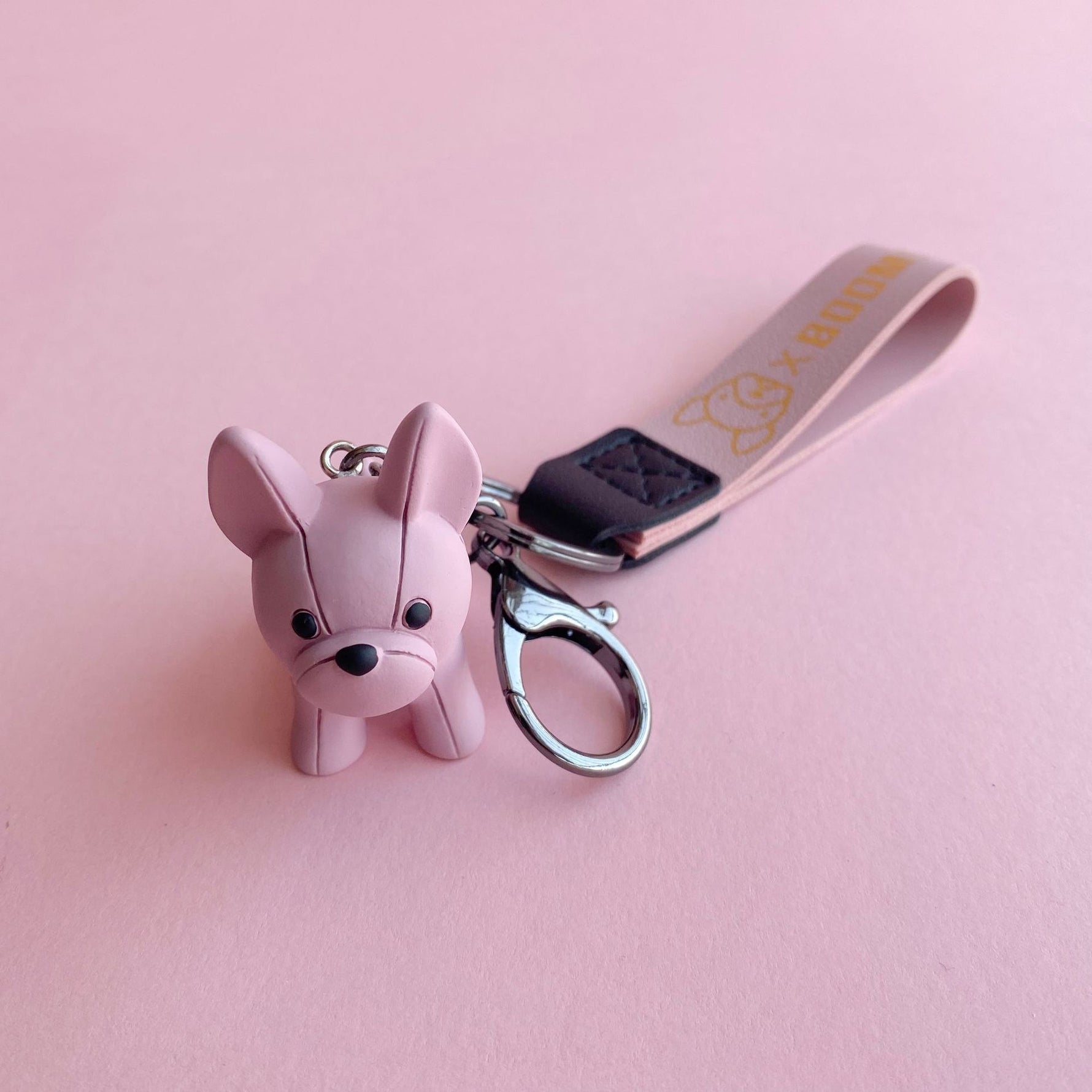 Cartoon Method Fighting Dog Keychains