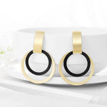 Circle Drop Earrings