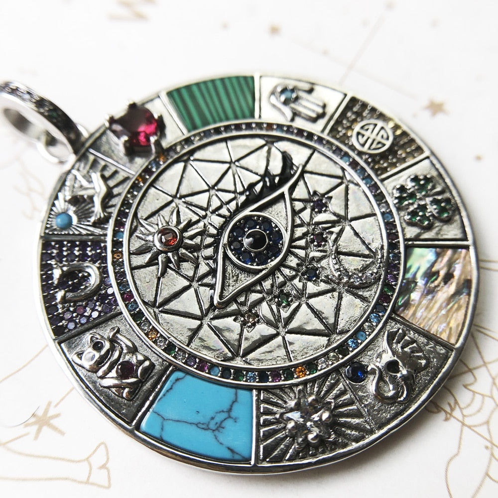 Amulet Magical Lucky Symbols 925 Sterling 