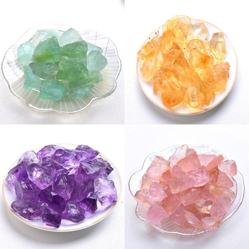 Natural Crystal Mixed Stone Amethyst Tumbled Chips Crushed Stone Healing Crystal Jewelry Making Home Decor Or Fish Tank Stone