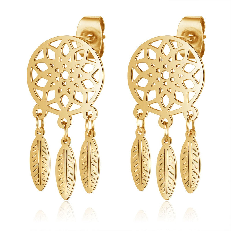 Rainbow Tree of Life Fashion Drop Earring