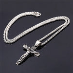 Religious Jesus Cross Necklace for Men's Fashion