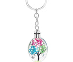 Silver Color Tree Keyring