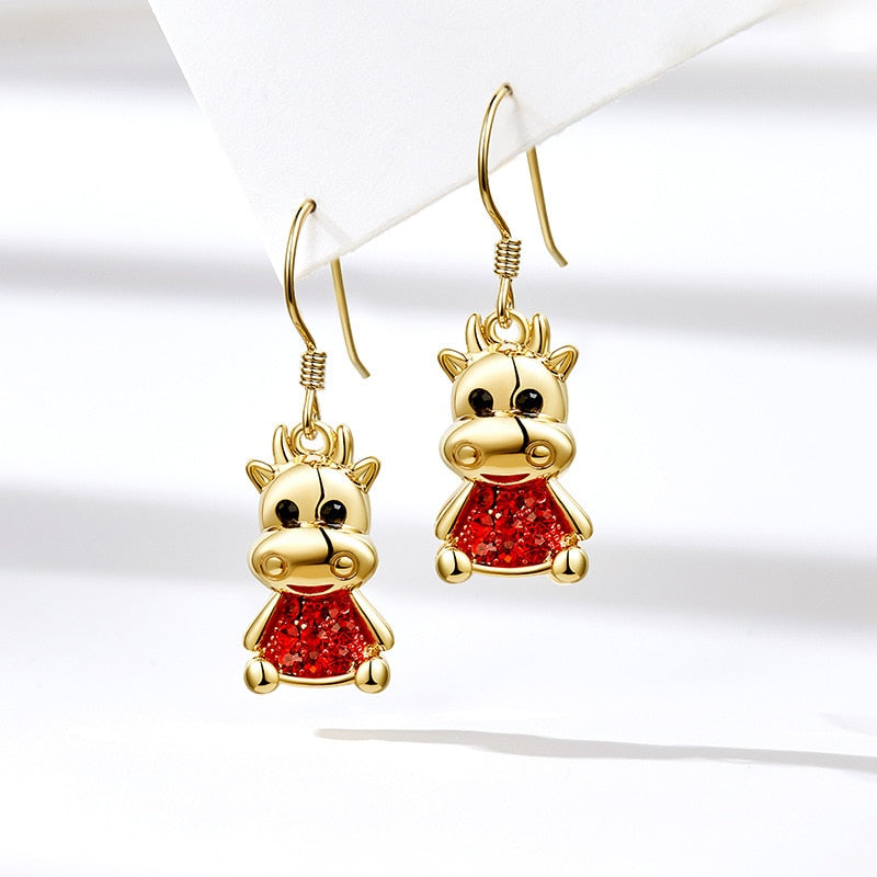 Animal Bull Earrings for women