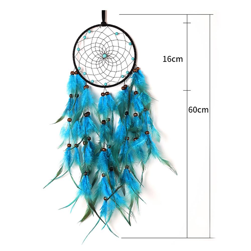 Light Blue Dreamcatcher Pendant