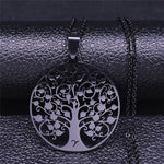 Tree of Life Stainless Steel Necklace