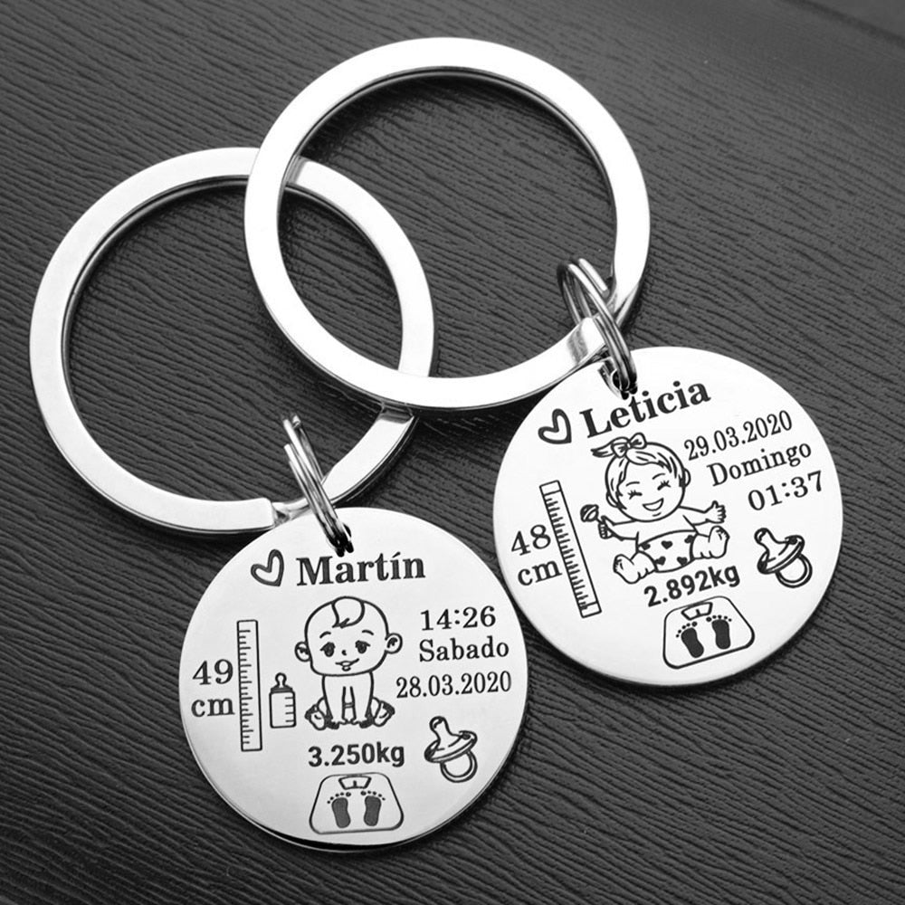 Baby Boys Girls Keychain 