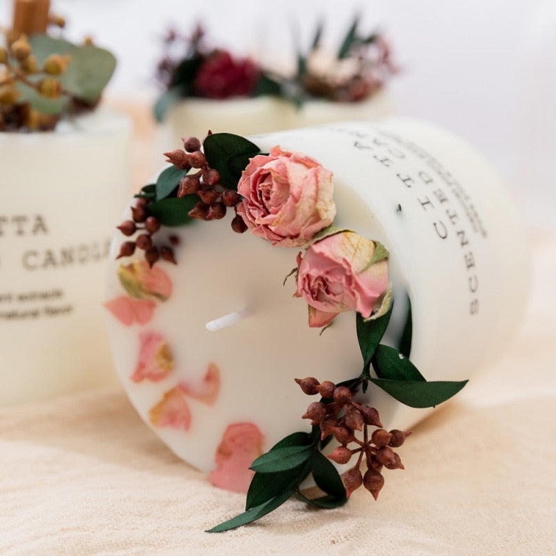 Romantic Pillar Candle