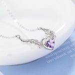 Amethyst Gemstones Pendants Necklace