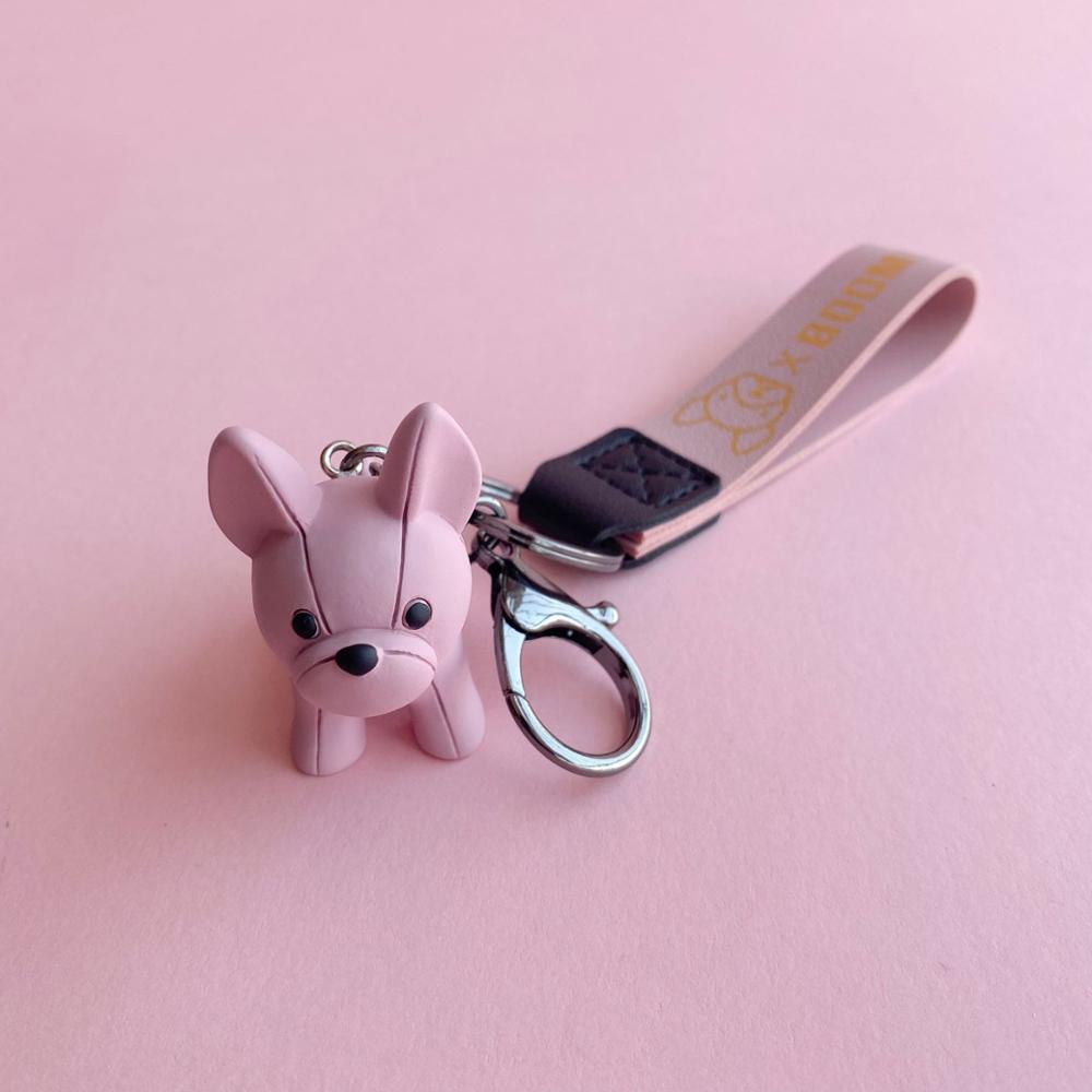 Cartoon Method Fighting Dog Keychains