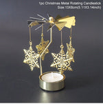 Metal Rotating Candle Holder