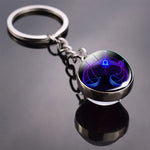 Glass Ball Keychain