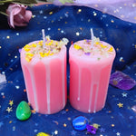 Western horoscope magic ritual candle Runes Enhance energy Herbal suction gold candles Wish Transit Candle for religious prayer