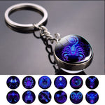 Glass Ball Keychain
