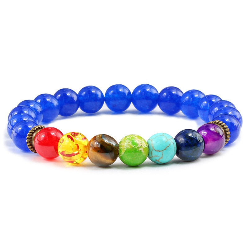 Beads Reiki Buddha Prayer Natural Stone Yoga Bracelet For Women