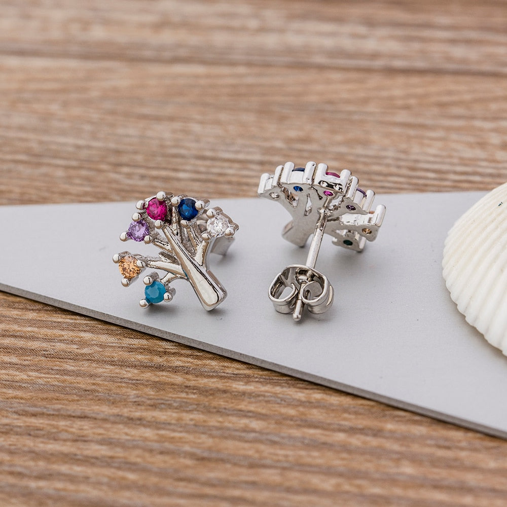 Tree of Life Stud Earrings for Women
