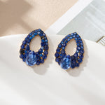 Fashion Crystal Water Drop Dangle Earrings