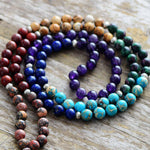 Natural Stone Long Tassel Necklace