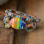 Multilayers Women Leather Wrap Bracelets