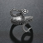Double Head Snake Adjustable Rings
