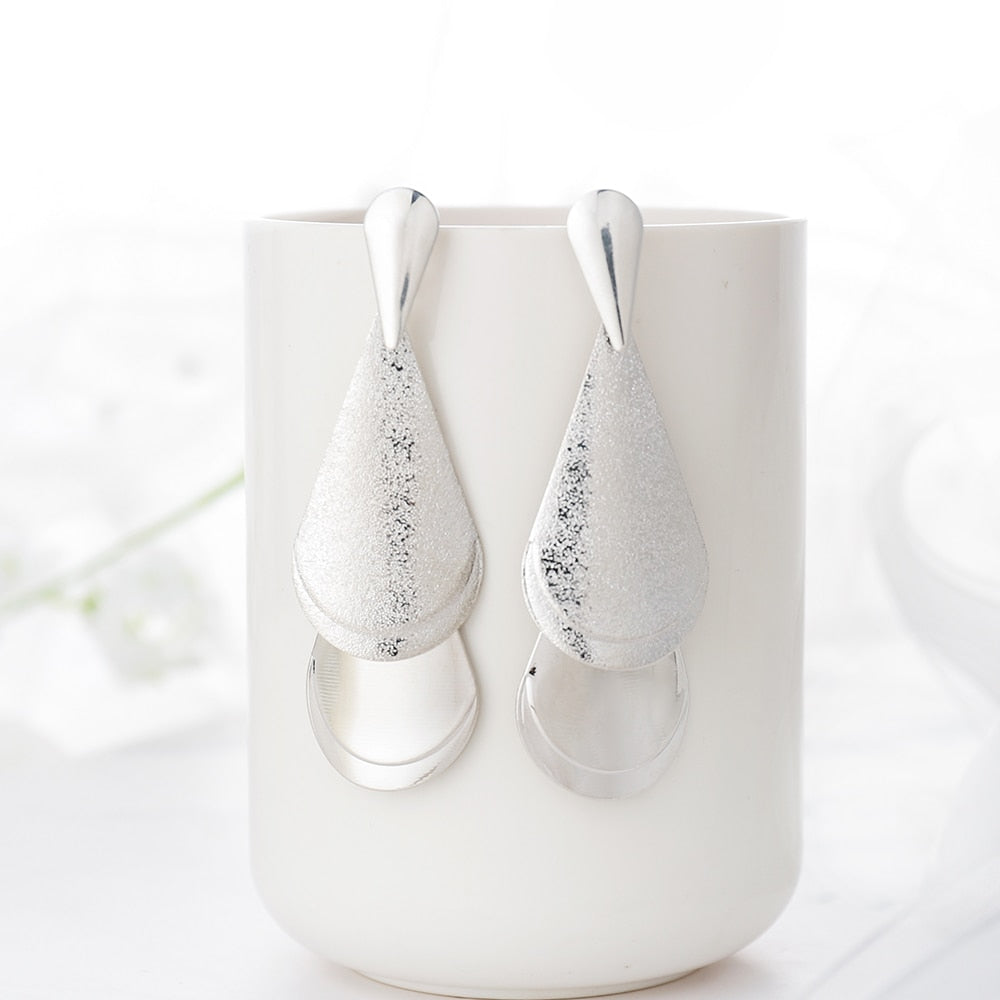 Circle Drop Earrings