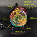 Orgonite Pendant Om Symbol Necklace