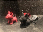 Cartoon Method Fighting Dog Keychains