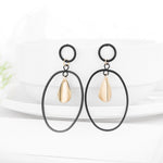 Circle Drop Earrings