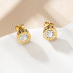 Fashion Crystal Water Drop Dangle Earrings