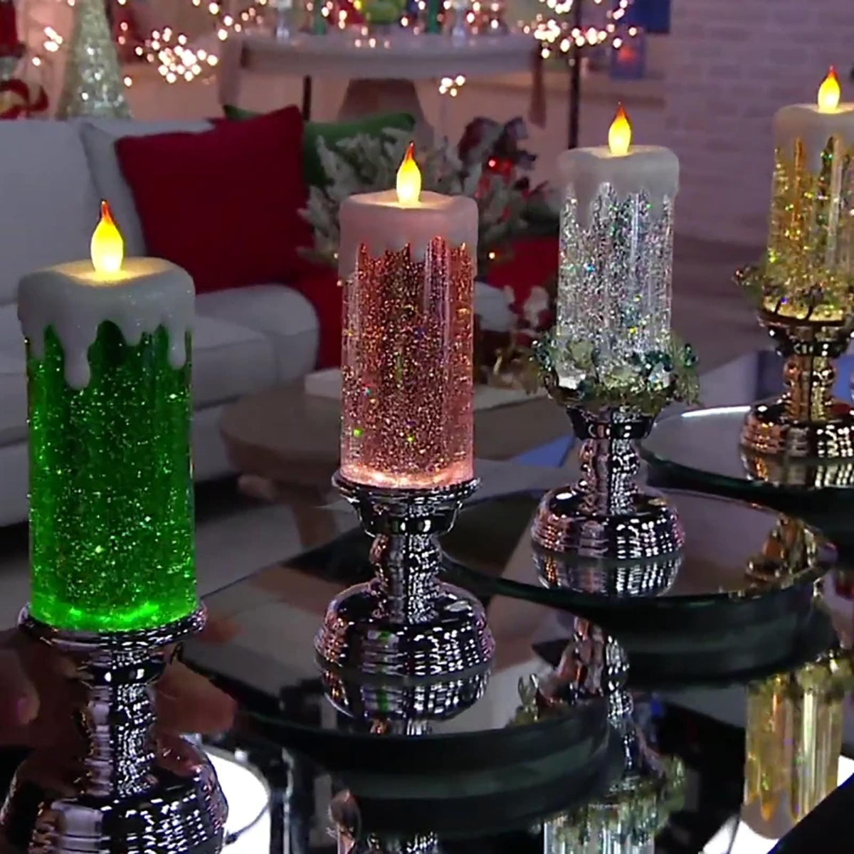 Rotating Candles Light