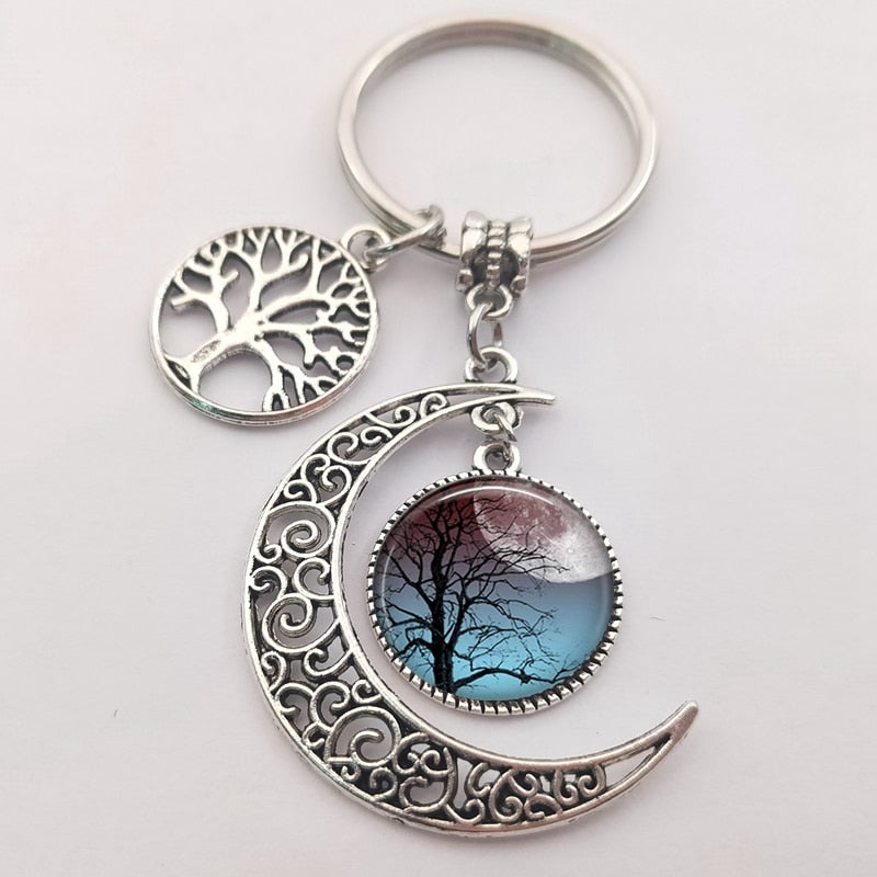 Tree of life statement keychain